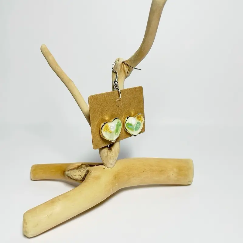 Folréa's Heart- Stone Earringsgs for Women
