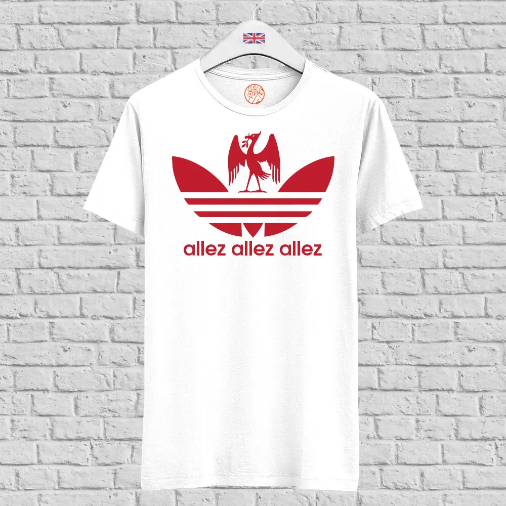Liverpool Allez White Organic Cotton T-Shirt