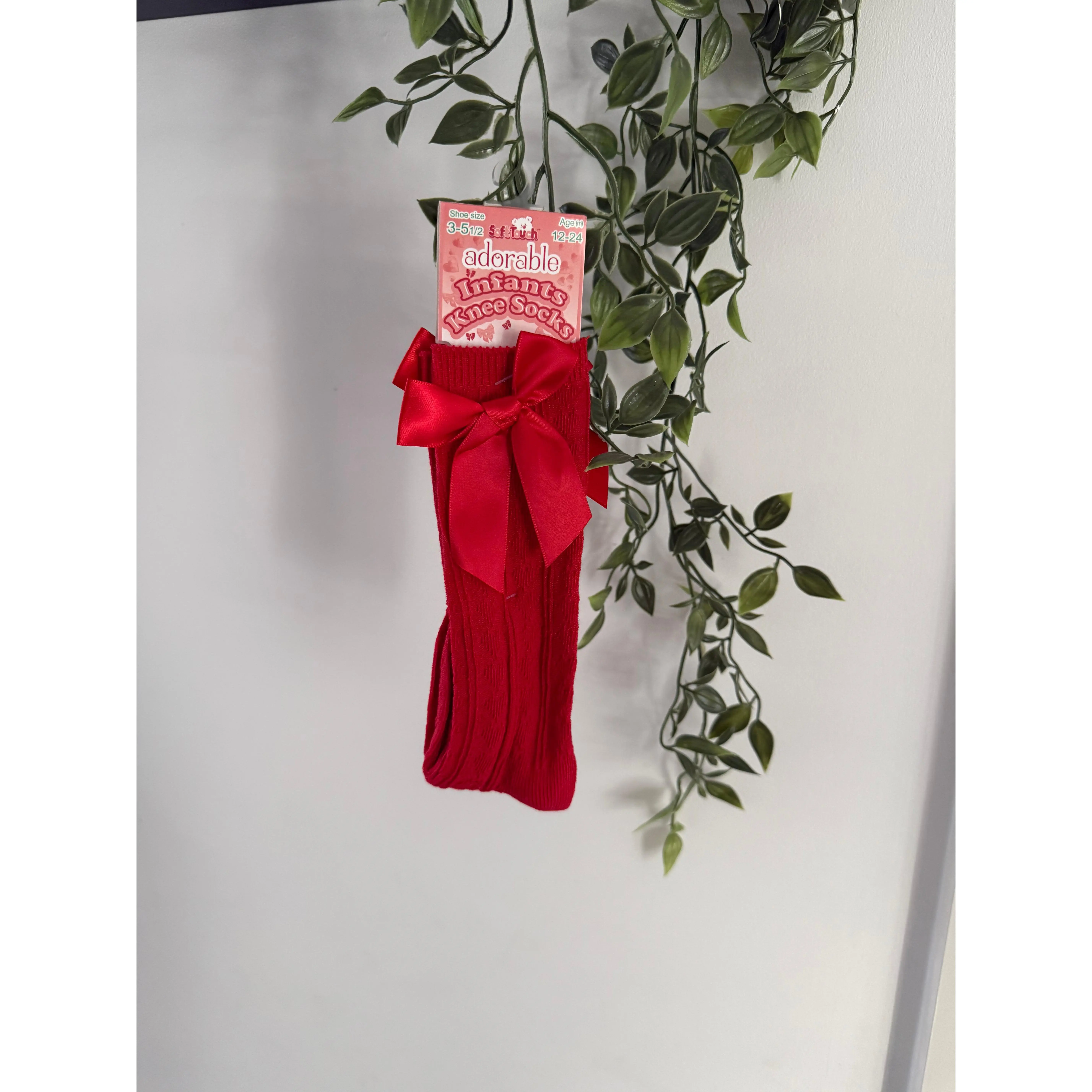 Red Bow Socks