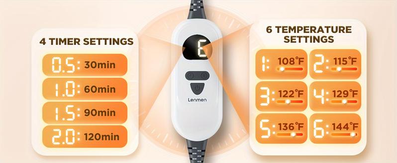 Product Introduction of Graphene Heating Pad With 3 Times The Depth Of Warmth Shawl, Weighted Instant Heating Pad Suitable For Neck And Shoulders, Heating Wrapping With 6 Heating Options And 4 Automatic Shut-off Timers, As A Christmas Gift For Mothers Blanket Shawl 0