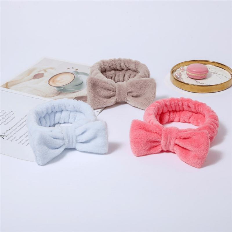 (Gift 2)Super-Soft Coral Fleece Hair Band - Quick-Dry Sports Face Wash & Makeup Spa - Solid Color, Stylish Headband for All-Day Comfort - One-Size-Fits-All Hair Accessories 6