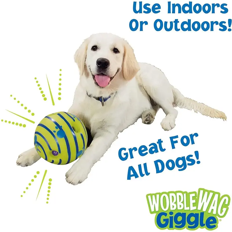 Wobble Wag Giggle Glow Ball for Dog Toys - Pet-Safe, No Batteries Needed, Glow in The Dark, Available in Small and Medium Sizes 8