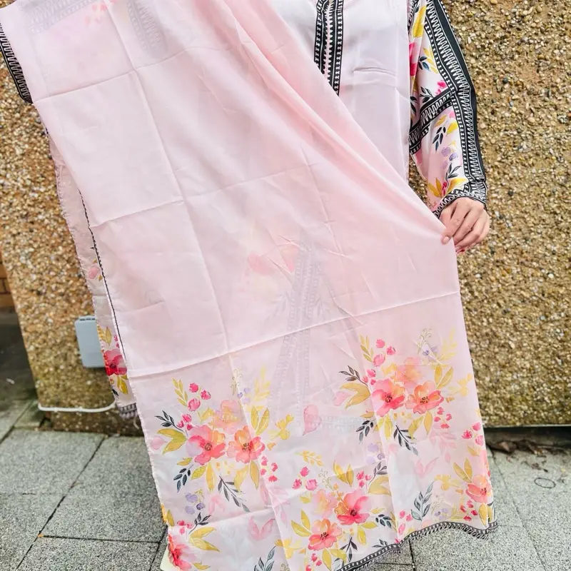 Lulusar Inspired Silk kameez with Trousers and Dupatta for Women - Casual Style - Womenswear 2
