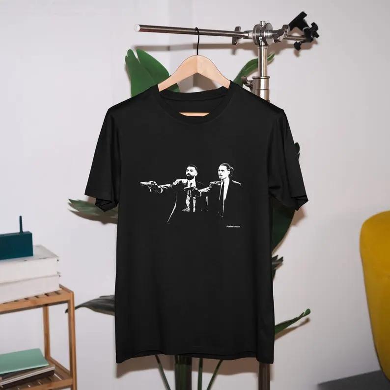 Mo Salah & Darwin Nunez Pulp Fiction Style T Shirt | Liverpool T Shirt | LFC | Liverpool FC T Shirt | Scouser | Anfield | Liverpool Fan 1