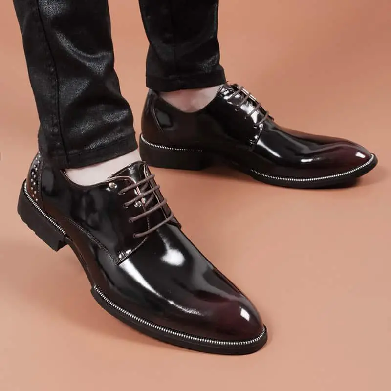 FBBX - Leather Shoes 6cm Taller
