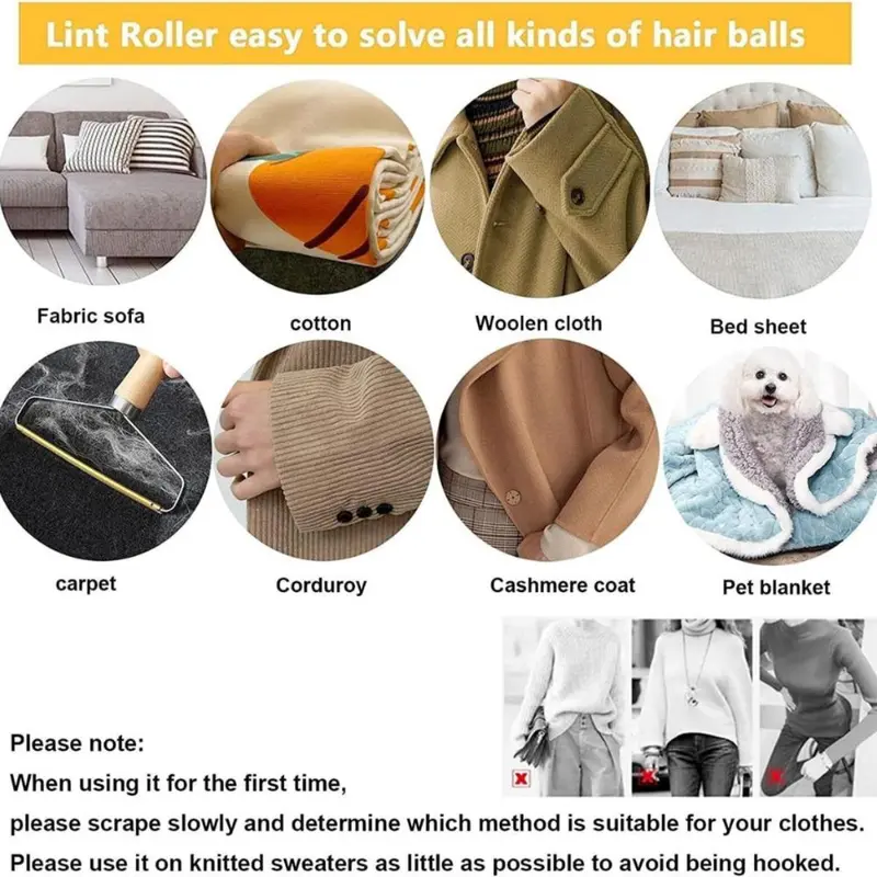 Portable Reusable Lint Remover for Carpets – Multi-Purpose Pet Hair and Fabric Roller, Ideal for Carpet, Clothes, and Furniture Cleaning 5