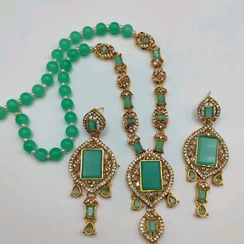 Gold Plated Egyptian long necklace Set... 6