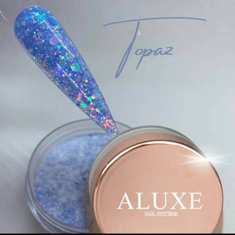 Aluxe Topaz acrylic glitter 20g 0
