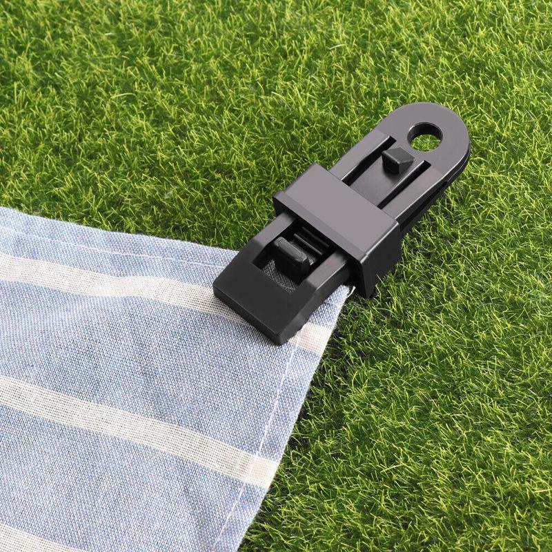 12/24x Adjustable Heavy Duty Lock Grip for Tarp & Shade Cloth Tarp Tent Clips 6