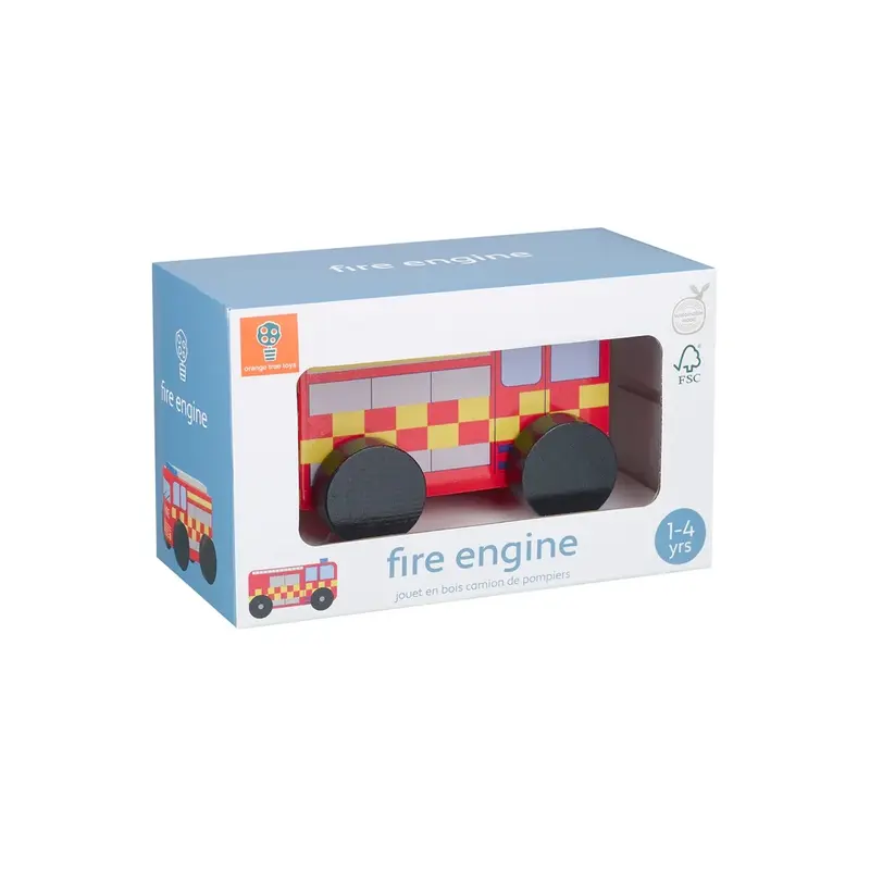 Wooden Fire Engine by Orange Tree Toys 2