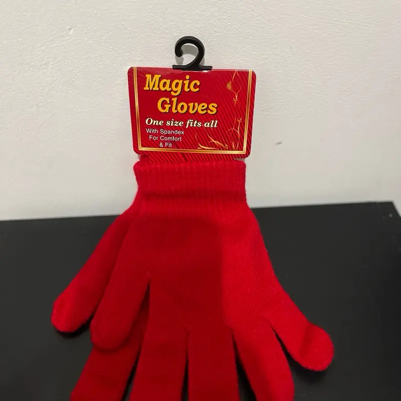 Xmas Styled Gloves Winter Black Mittens 2