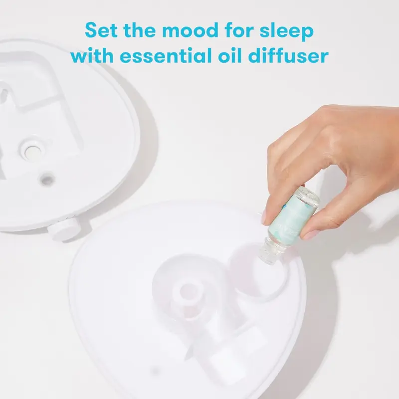 2024-New  3-in-1 Cool Mist Humidifier for Baby | Diffuser + Nightlight, Baby Humidifier for Bedroom, Nursery + Large Rooms, Quiet, Auto Shut Off, Runs 12+ hrs 3