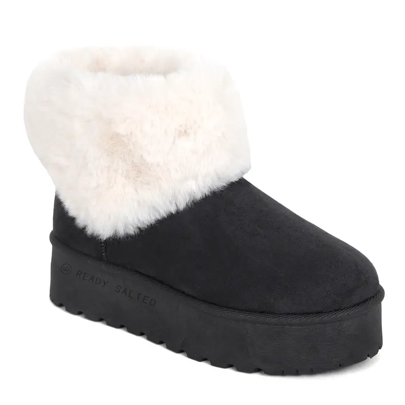 Women's snow boots Outdoor fashion ankle boots Winter warm walking shoes for girls 8