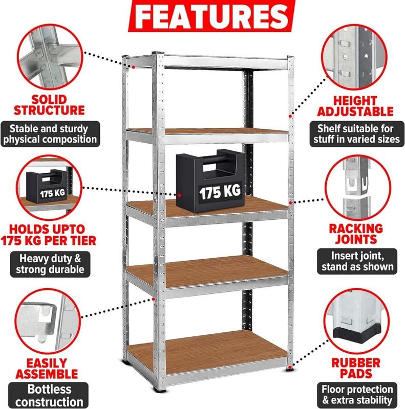 5 Tiers Shoe Rack Space Saving Shoe Shelf Easy Assemble for 50 Pairs of Shoes Tall Adjustable Shoe Racks With Waterproof Fabric For Entryway Closet Hallway Bedroom Organiser Steel Expandable Standing 8