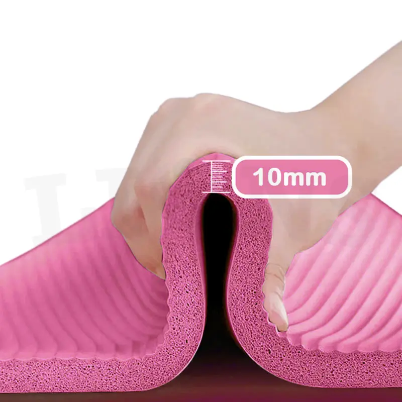 Lions Yoga Mat Gymnastic Home Fitness Gym Exercise Outdoor Physio Balance NBR Thick Foam Pilates 10mm Large - 183cm x 61cm 4