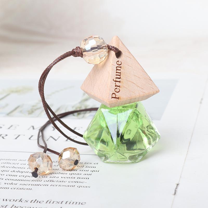 Car perfume and aromatherapy with crystal decoration, it's an ideal festival gift. It can be placed in the car, room or anywhere you want to fill with fragrance. The fragrance is soft and not pungent, and it's safe for mothers and babies. 8