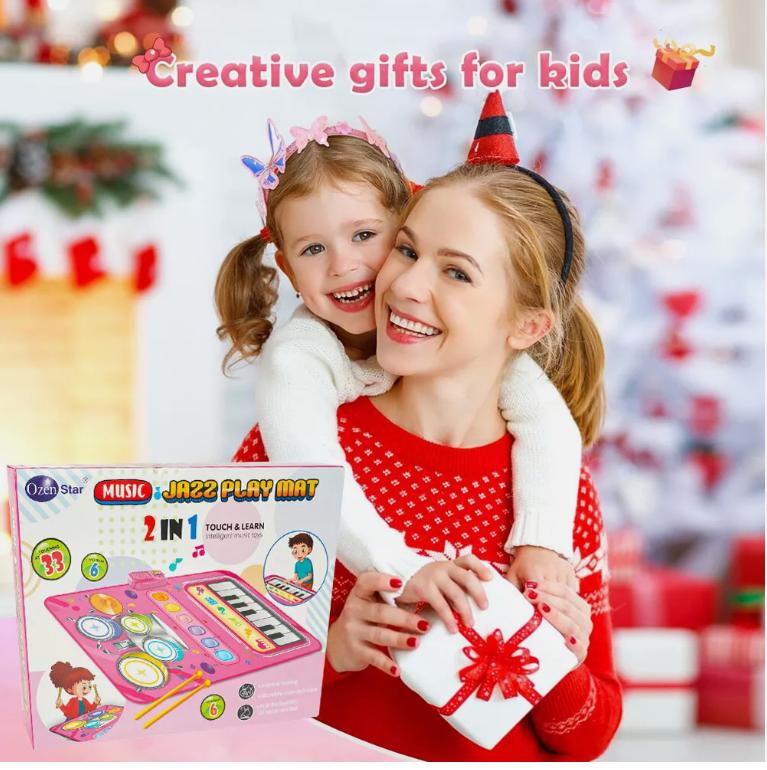Product Introduction of Musical Mat Toys for 3 Year Old Girls Educational Music Toy Music Dance Keyboard 2