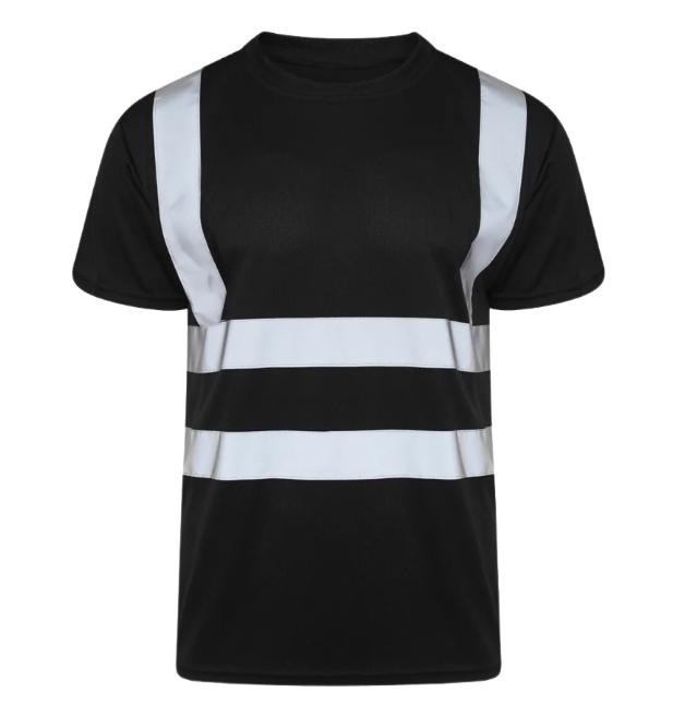hi viz shirt, hi visbility top crew neck t shirt high visbillity workwear roundneck t shirt workwear Menswear Outfit Sweatshirts Tops Man Shortsleeve Casual, high quality 1