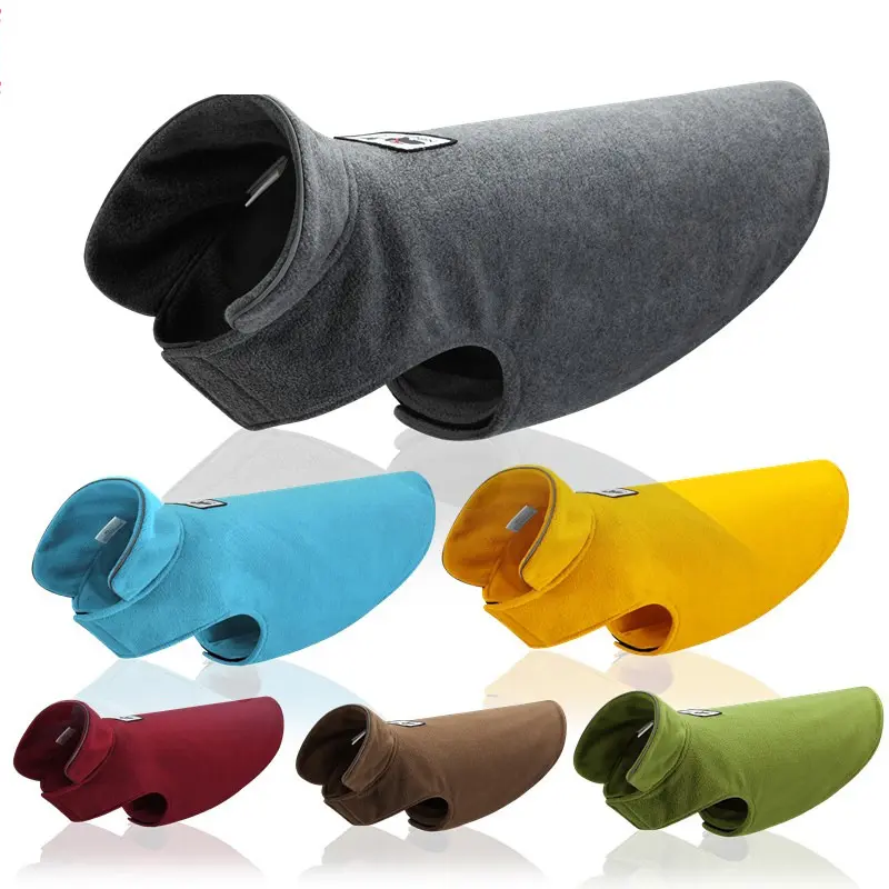 Dog Clothes Reflective Dog Jacket Small Big Dogs Soft Fleece Coats Autumn Winter Warm Dogs Pets Clothing dog  jumper 7