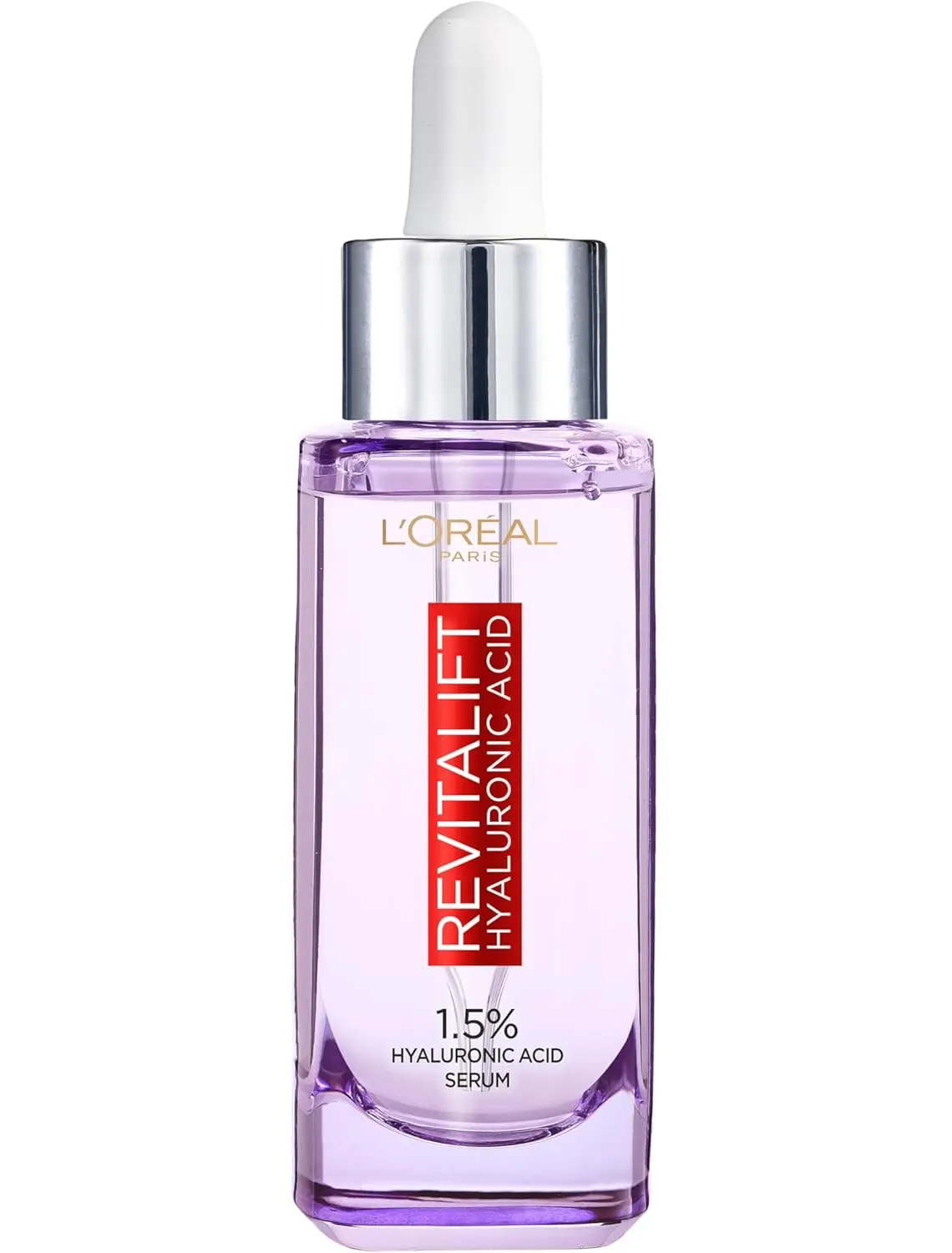 L'Oreal Paris Revitalift Filler [+Hyaluronic Acid] Serum, 1.5% Pure Concentrated Hyaluronic Acid Dropper Serum, 30ml