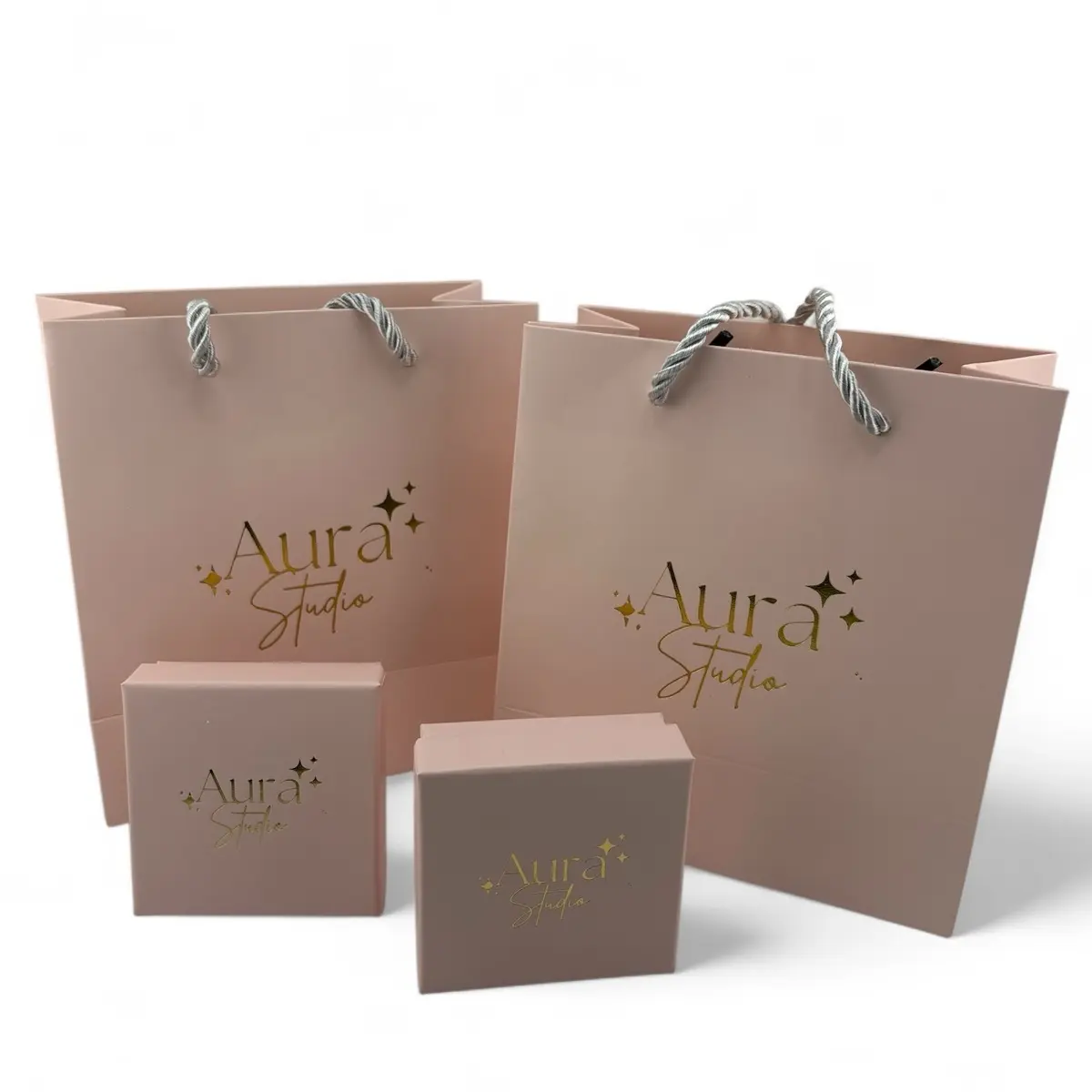 Aura Studio Gift Box and Bags - Packaging