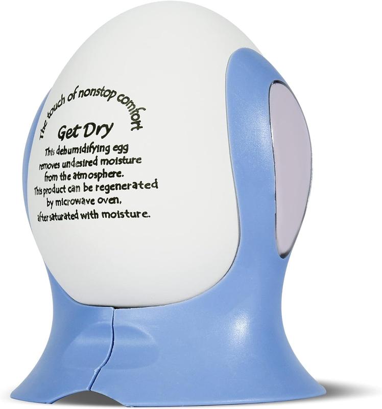 Portable Dehumidifying Egg Dehumidifier - Absorbs Moisture Air Damp - Reusable 8