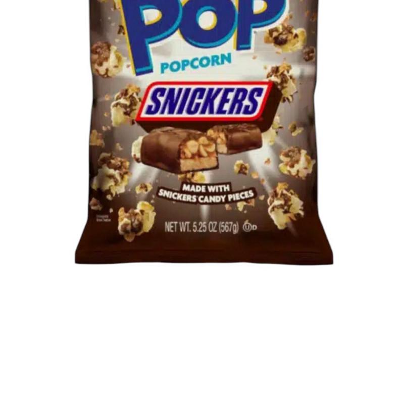 USA Popcorn Oreo, Twix or M&M’s, snickers or peanut butter & jelly flavours - Crispy Snack - 149g 5