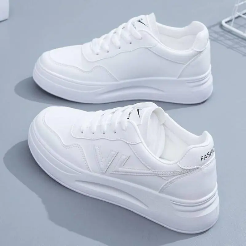 Little white shoes women 2024 new women's shoes summer all flat mesh breathable thin casual board shoes ins tide Walking Shoes Girl Trainer Sports Shoes Runner Training Footwear Running Athletic Sneaker Closed 7