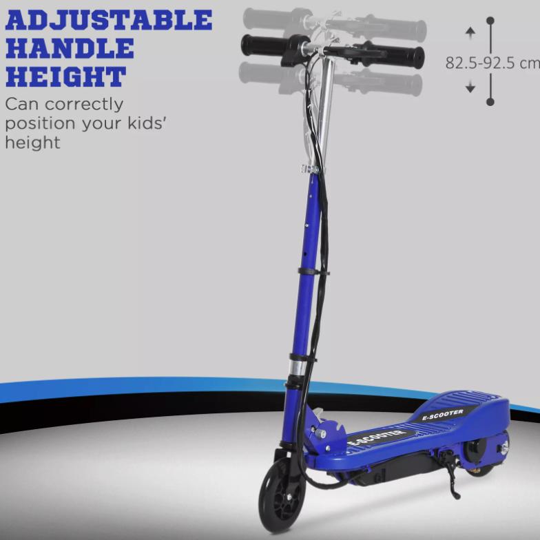 Folding Kids Electric Scooter for 7-14, Blue - Fun and Safe Outdoor Toy for Ages 7-14 1