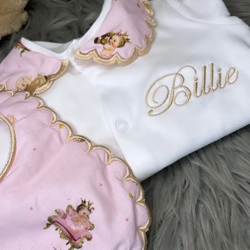 Spanish baby personalised baby newborn set hospital outfit 2