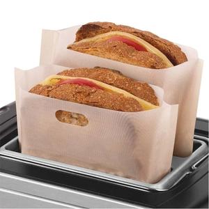 1/5/10 pk Reusable Toaster Toastie Sandwich Toast Bags Pockets Toasty Toastabags Bakeware Cheese Utensils Disposable