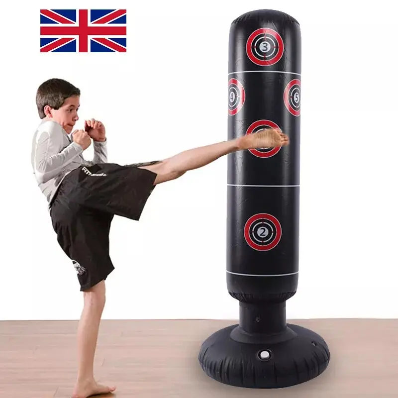 Sport Heavy Duty Free Standing Boxing Punch Bag Kick Adults Kids Kickboxing MMA 3