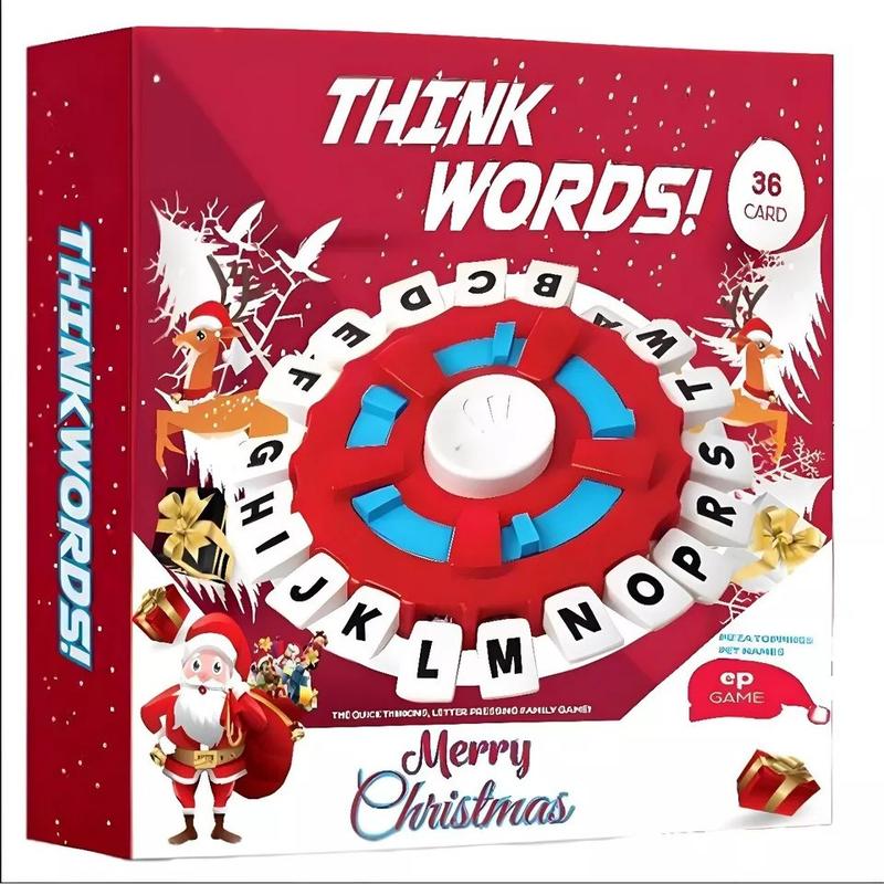 NEW Think Words Tapple Word Game The Quick Thinking, Letter Pressing Game Gift - 8