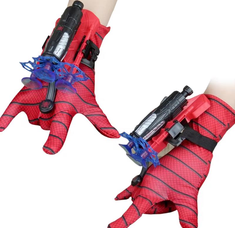 Kids Spiderman Web Shooter Toy Cosplay Launcher Spider Silk Glove Wrist Launcher 1
