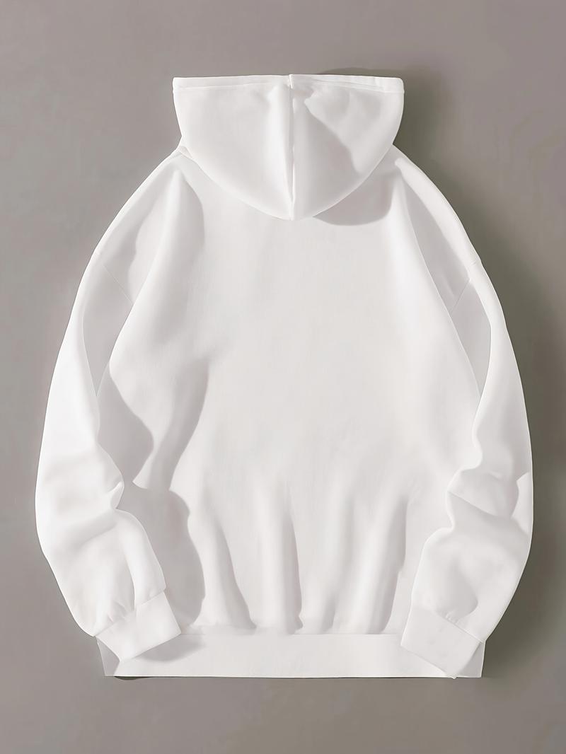 Product Introduction of Milano Print Kangaroo Pocket Hoodie, Casual Long Sleeve Drawstring Hoodies Sweatshirt, Women's Clothing 12