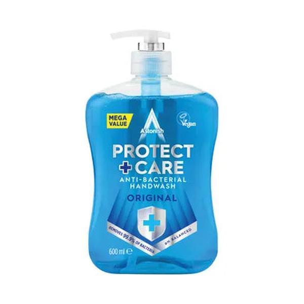 Astonish Protect + Care Anti-Bacterial Hand Wash 600ml 0