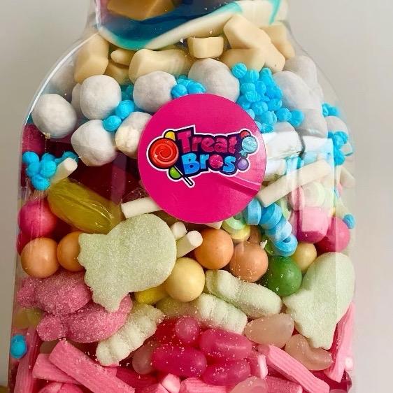 TreatBros Customisable 4.5 Litre Jar, Sweets & Chocolate, ideal Christmas gift! 3