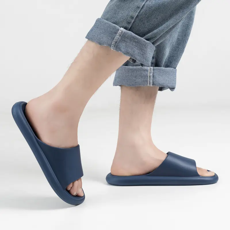 Men's  Sliders Anti-Slip Shower Slippers Comfortable Sandals Beach Pool Bathroom Garden Footwear Walking Shoes Shoe Lightweight Boy Flipflop Nail 7
