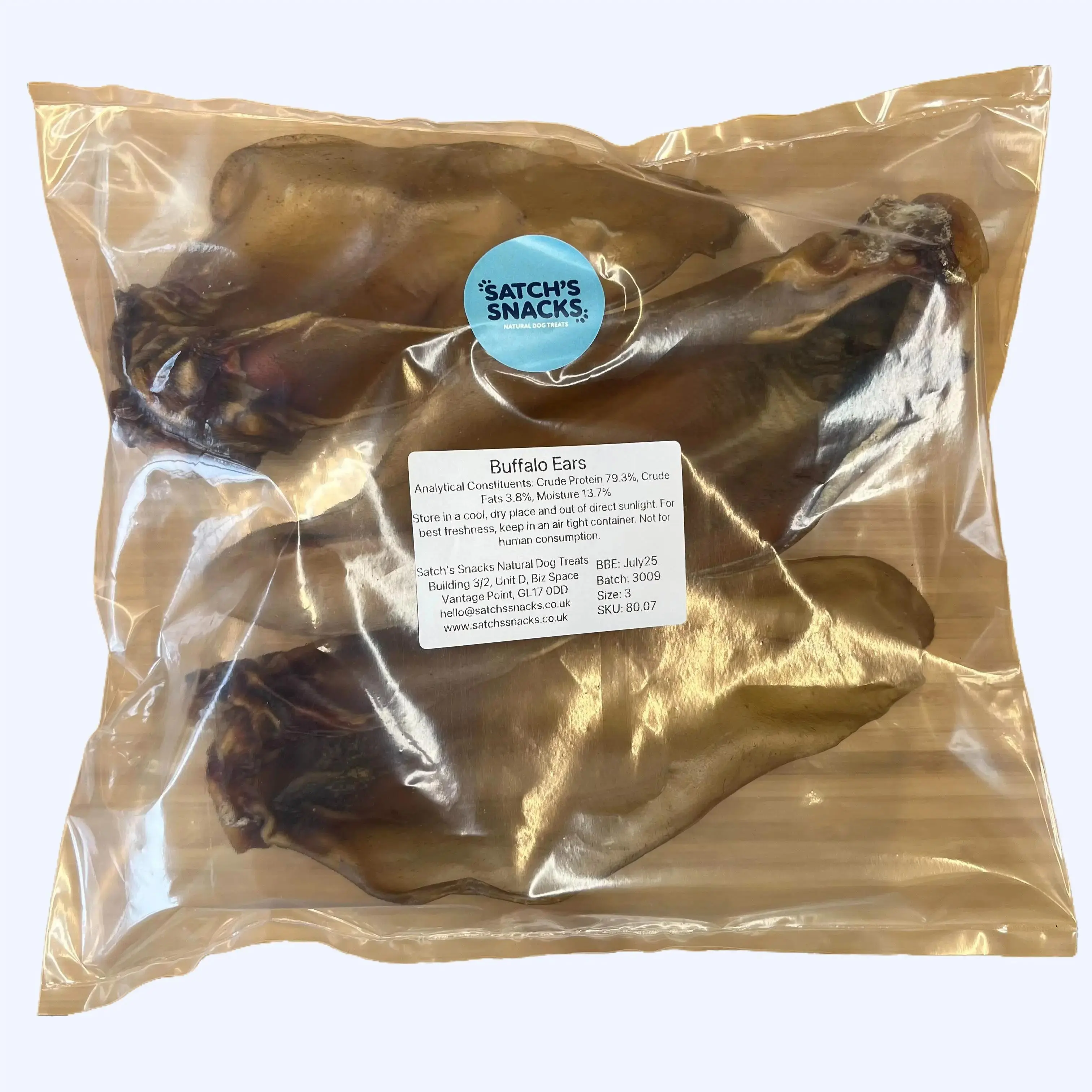 Buffalo Ears - Natural Dog Treat - Pet Treats