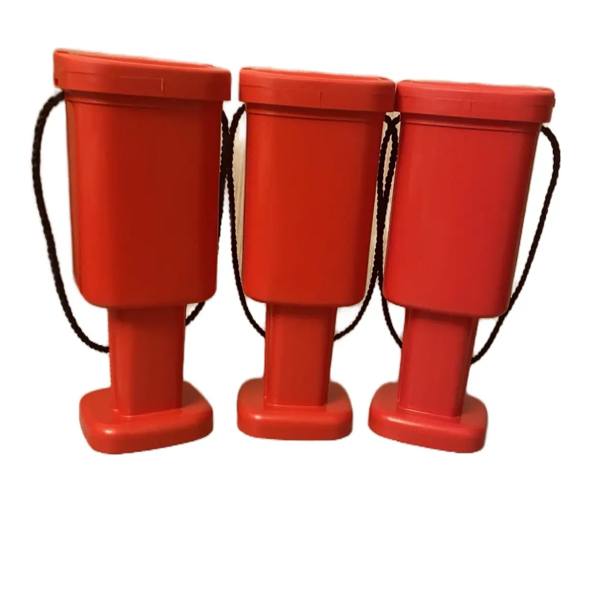 New Charity Boxes with Labels - Perfect for Donations Red colour