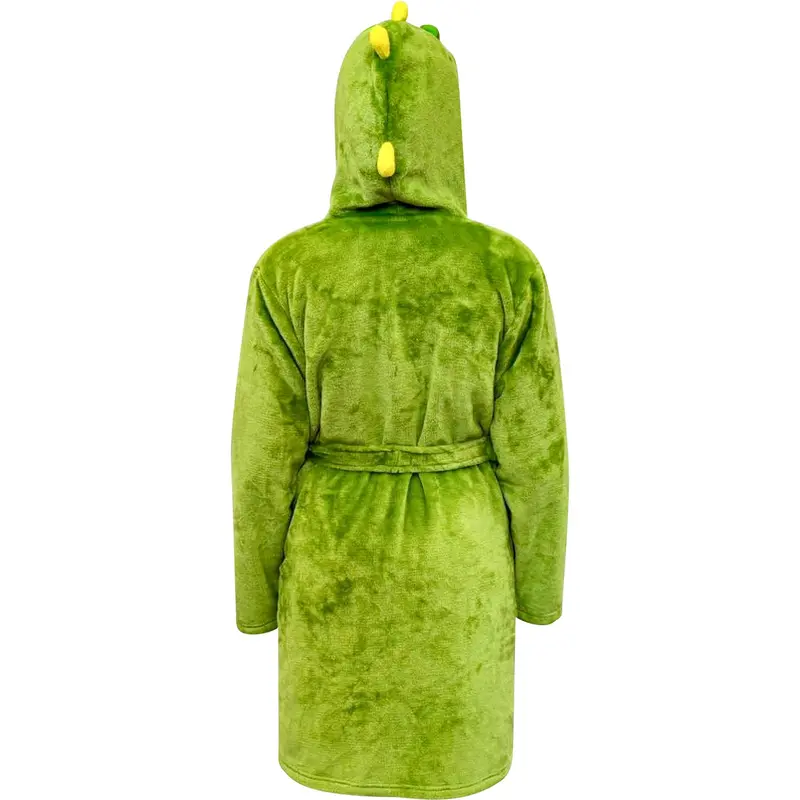 A2Z 4 Kids Girls Boys Bathrobes Crocodile Face Robe Soft Plush Fleece Nightgown Kids Animal hooded Towel Dressing Gown Fluffy & Cosy Hooded Lounge Robe Unisex Animal Novelty Bathrobe 3-14 Yrs 3
