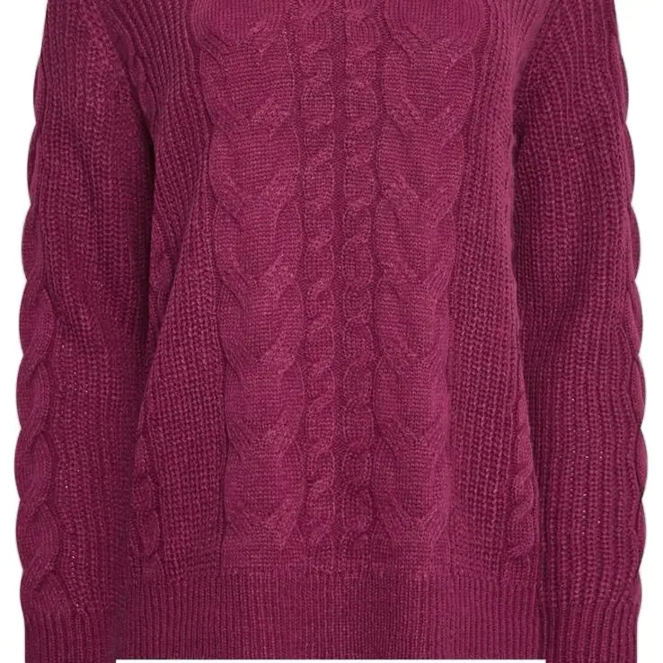 Ladies Cable Knit Jumper - Soft and Cozy for Autumn and Winter - Knitwear, Womenswear sweater season 1