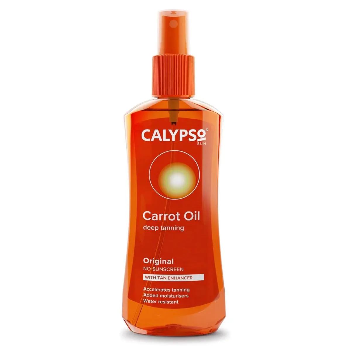 Calypso Original Carrot Oil | No SPF | Accelerates tanning | No Self tan | 200ml