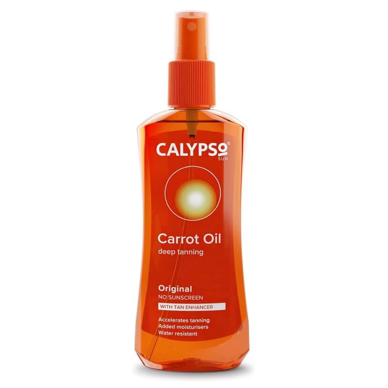 Calypso Original Carrot Oil | No SPF | Accelerates tanning | No Self tan | 200ml 0