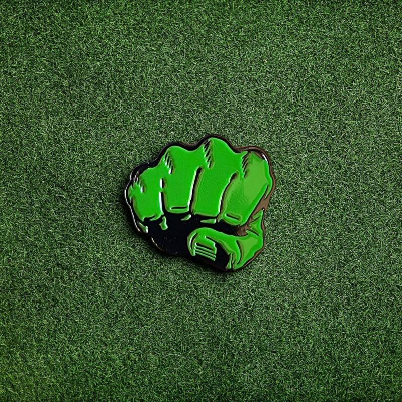 Golf Ball Marker & Hat Clip Set - Spider-Man & Hulk | Complete in Gift Tin 5