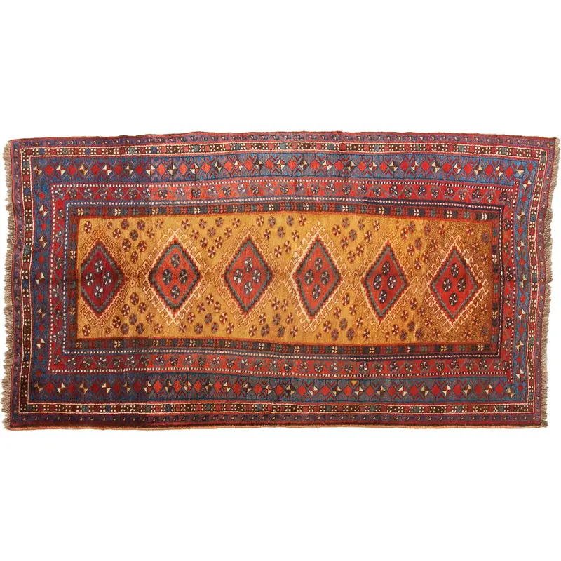 Vintage Qashqai Rug 268x122cm 2