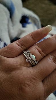 Product Review of 925 Sterling Silver Women's Elegant Rhinestone Decorated Ring, Exquisite Trendy Promise Ring, Fashionable Jewelry for Women for Daily & Party Decoration from J**e D**y 0