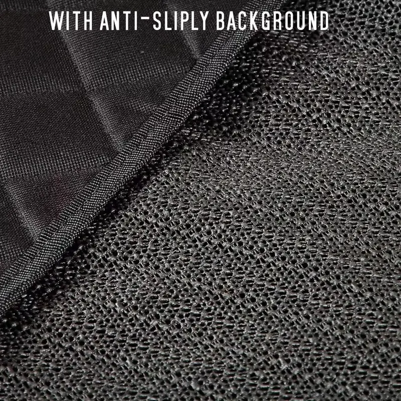 FOR LANCIA FLAVIA All Years -  Premium Quilted Dog Cat Pet Hammock Black Rear Car Seat Cover 5