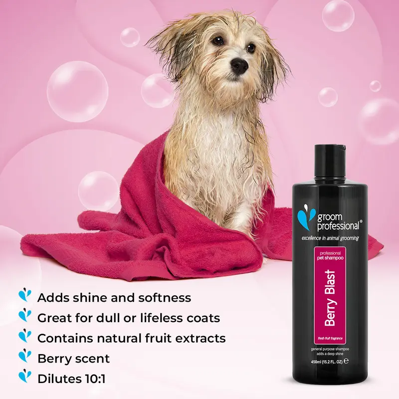 Groom Professional Berry Blast Shampoo 4