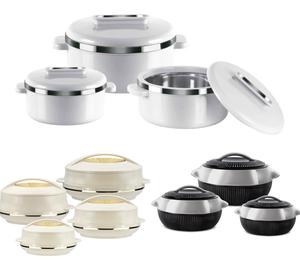 Insulated Serving Dishes with Lids - Thermal Hot Food Containers Set, Hot Pot Warmer Cookware Kitchen Classic hot  pots